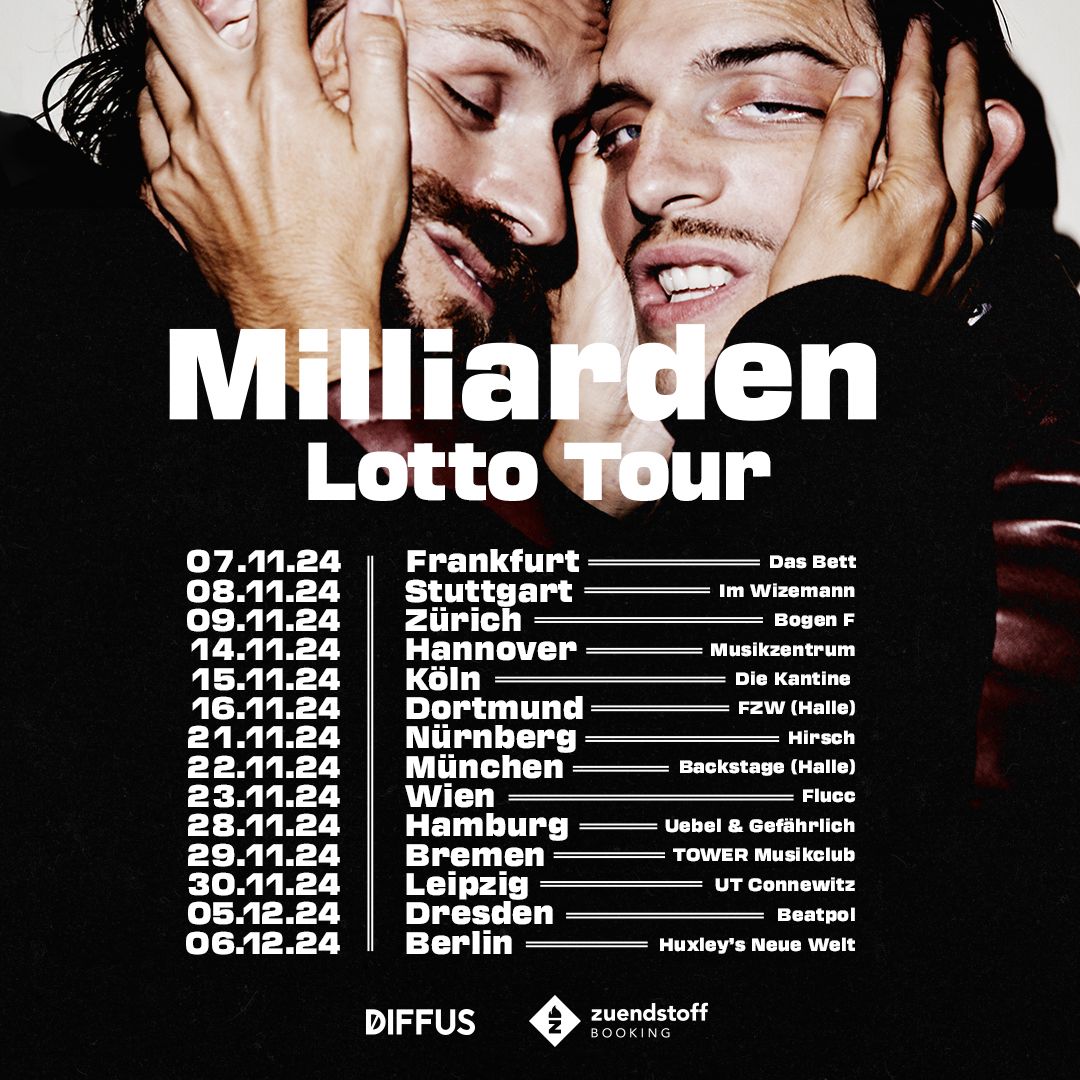 MILLIARDEN | Das Bett, Frankfurt | 07.11.24