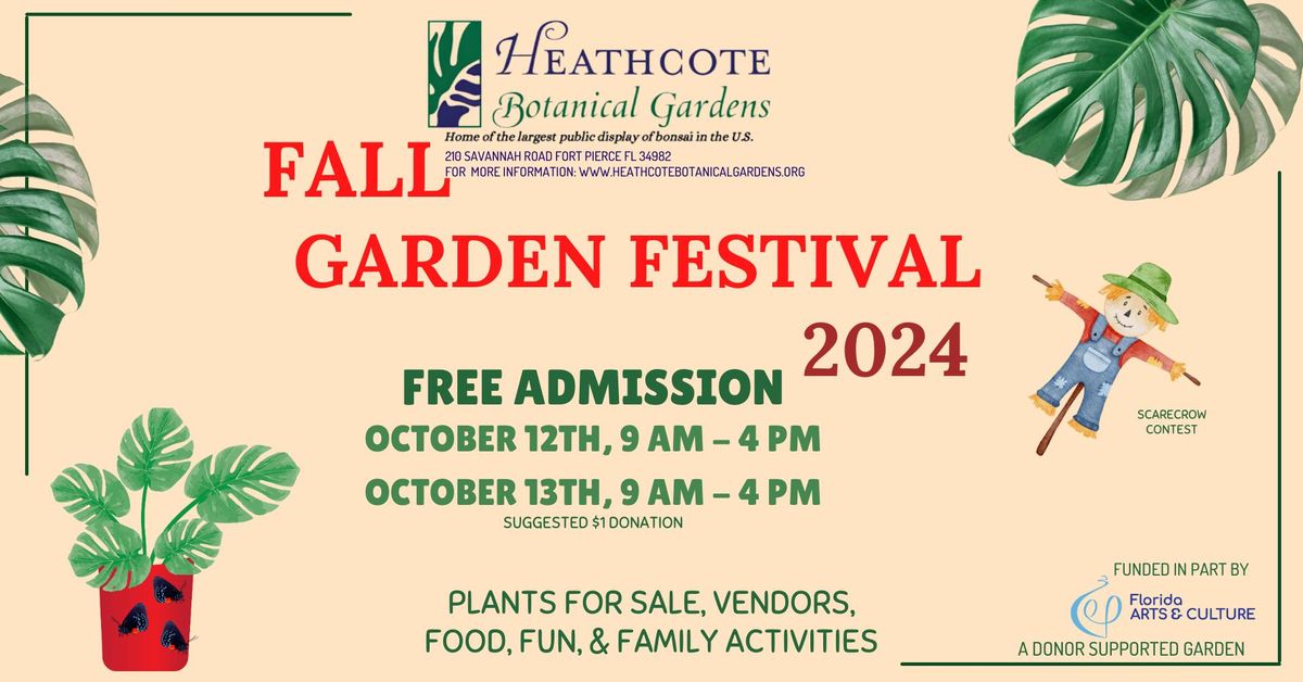 Heathcote's Fall Garden Festival