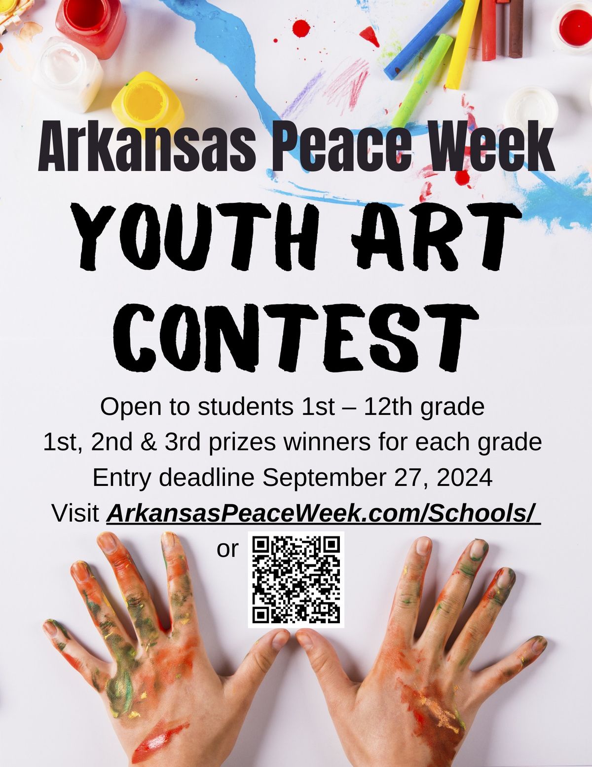 Peace Week Youth Art Contest Display at State Capitol