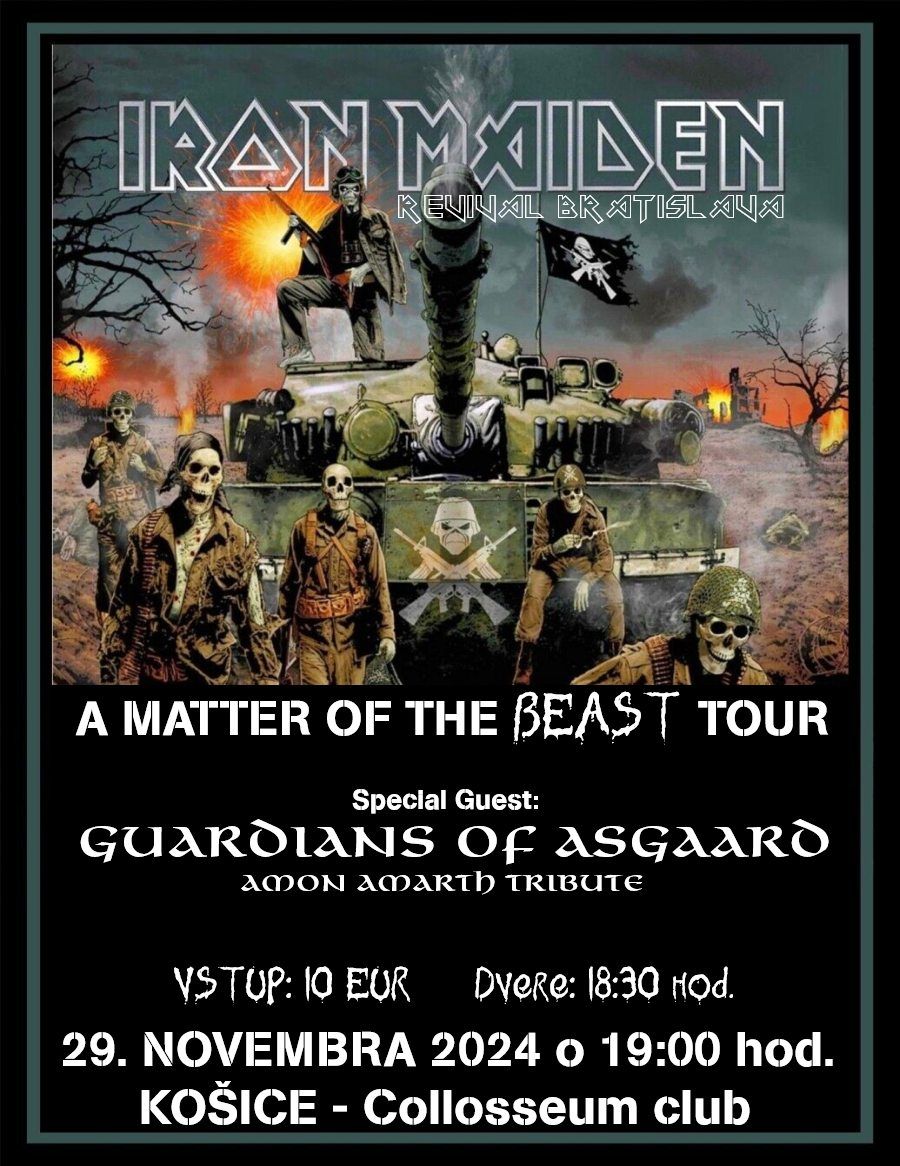 IRON MAIDEN REVIVAL BRATISLAVA - A Matter of the BEAST Tour