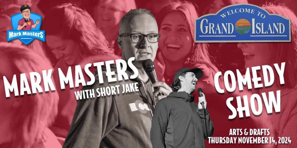 Mark Masters headlines comedy show in Grand Island, NE at Arts & Drafts with Short Jake