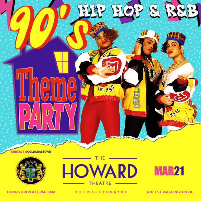 90's THEME Hip-Hop and R&B Party (after Carl Thomas Concert)