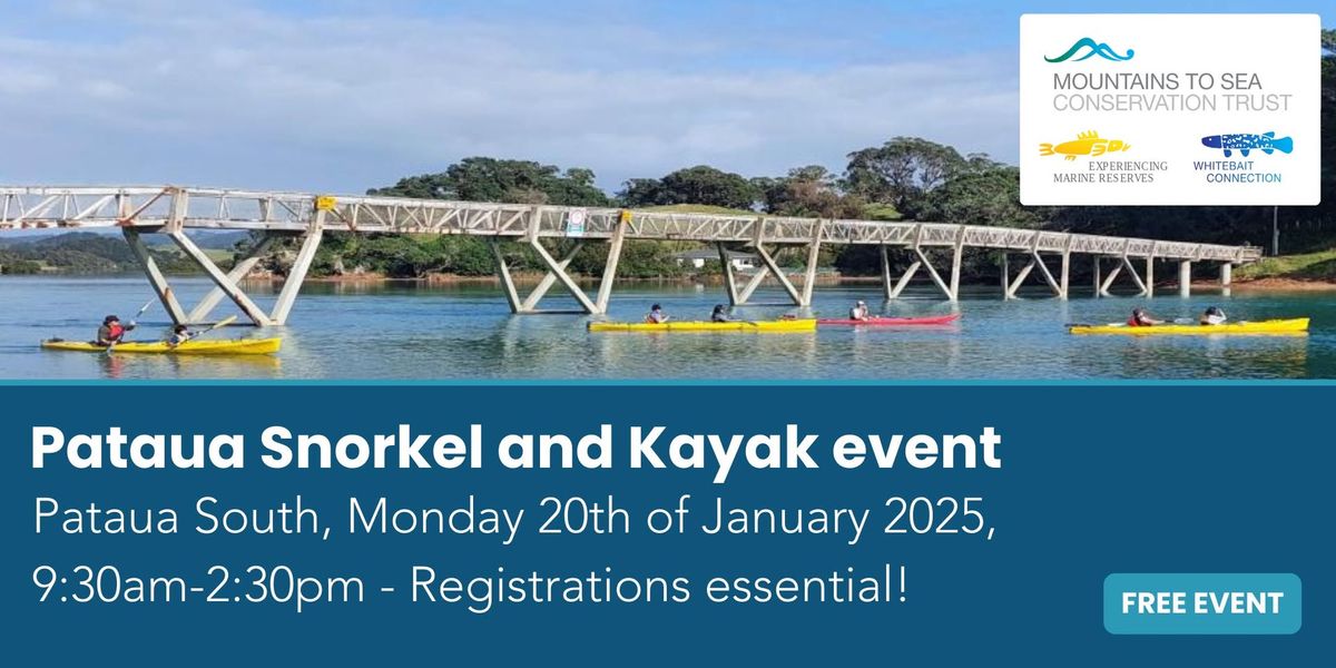 Pataua Kayak and Snorkel Day