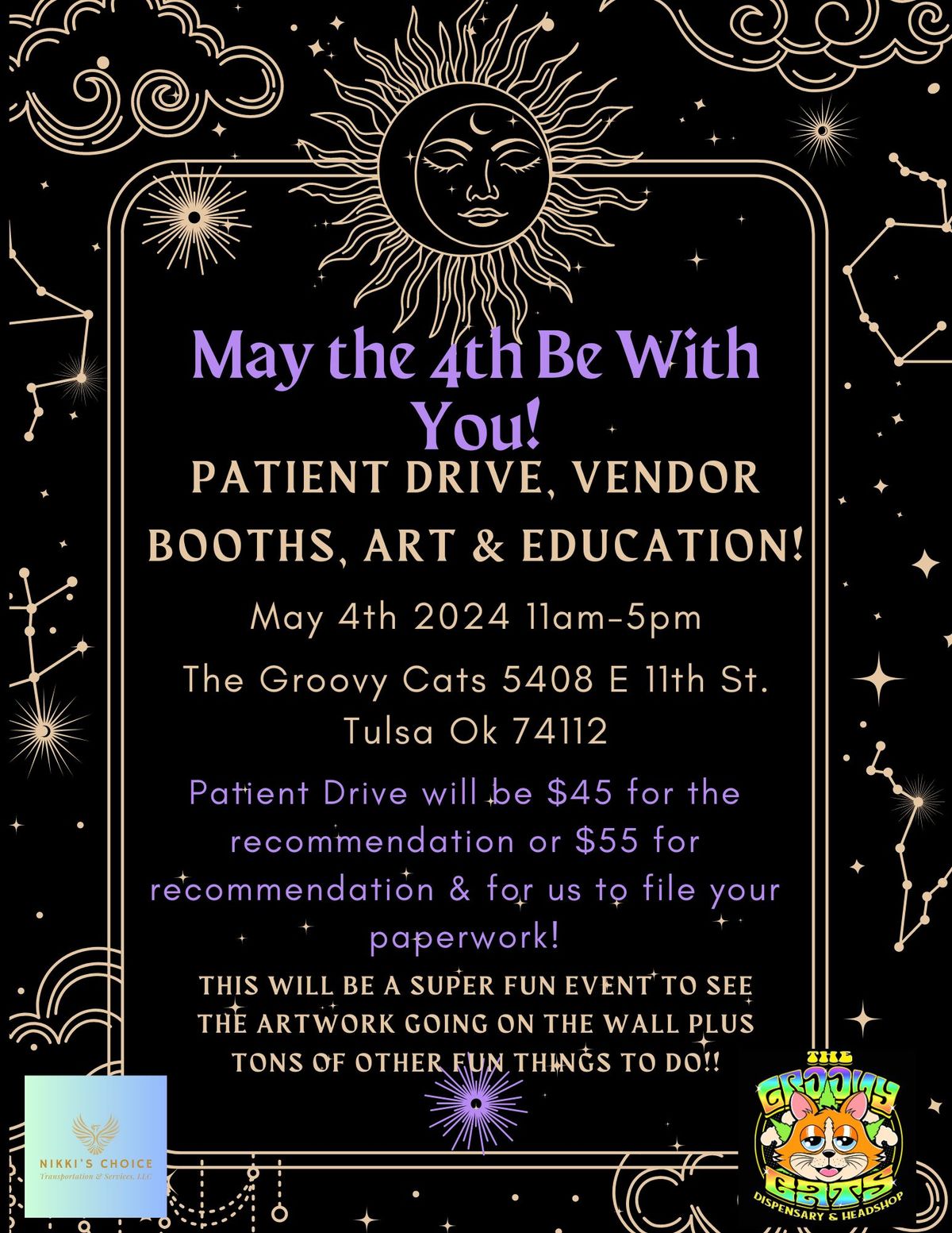 May the 4th Be With You Patient Drive, Education & Art Event!