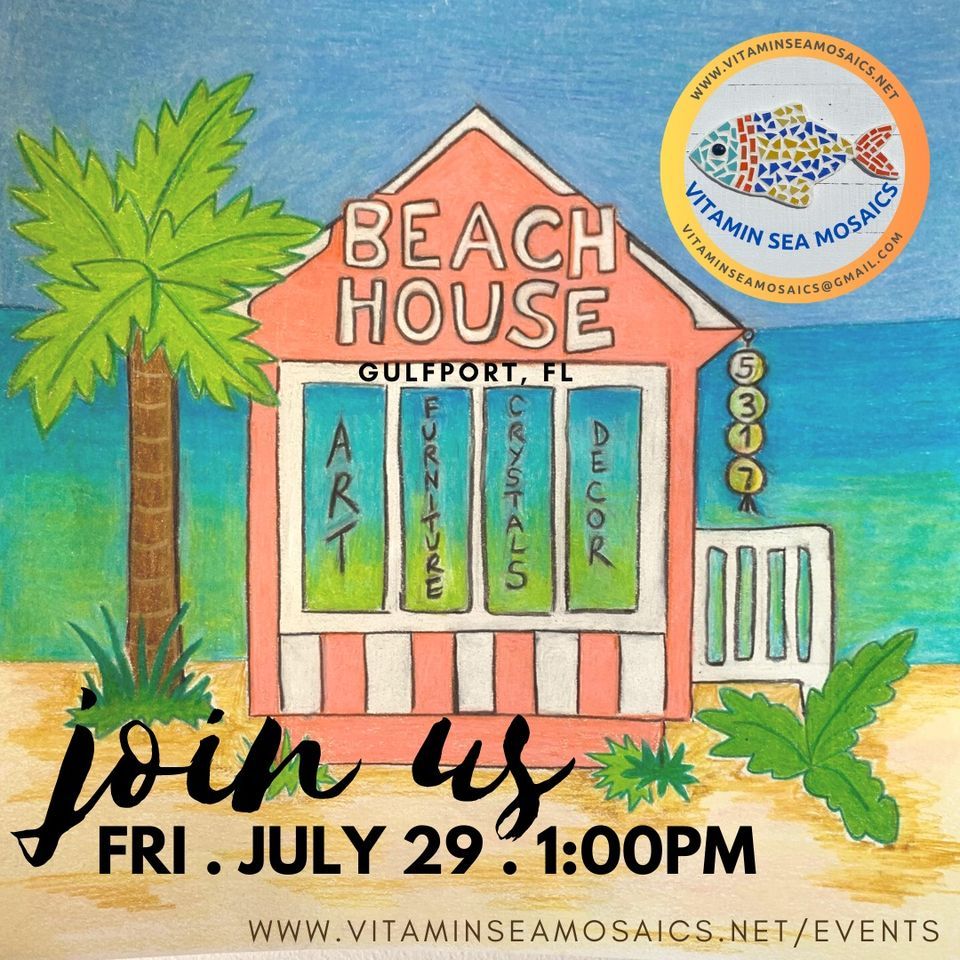 Mosaic Workshop - Beach House 5317, Gulfport, FL