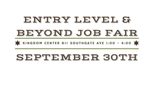 Entry Level Beyond Job Fair Kingdom Center 611 Southgate Avenue Iowa City Ia 30 September 21