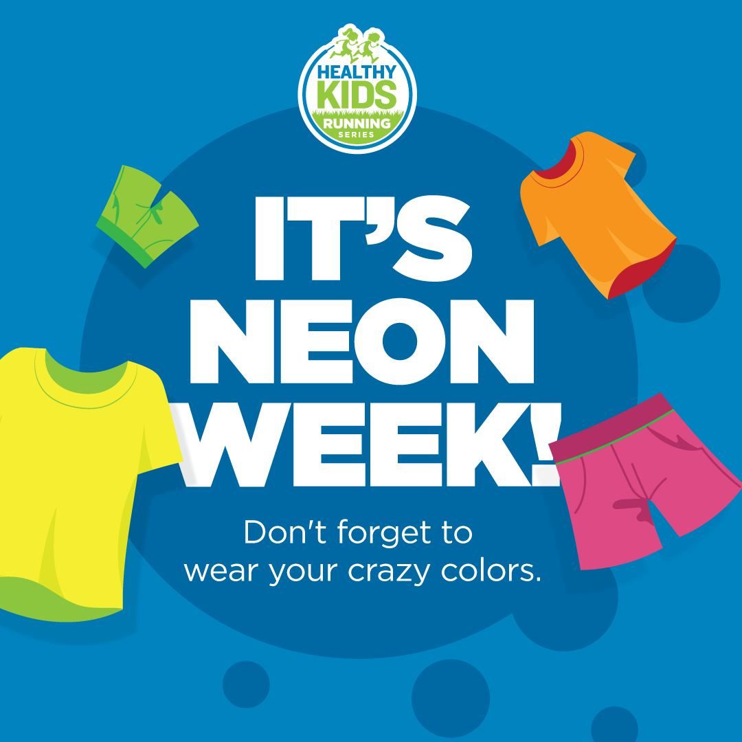 Week 3 - Neon Week | Healthy Kids Running Series - Gettysburg