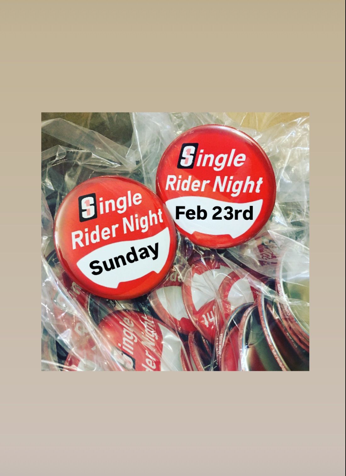 Single Rider Night 2025