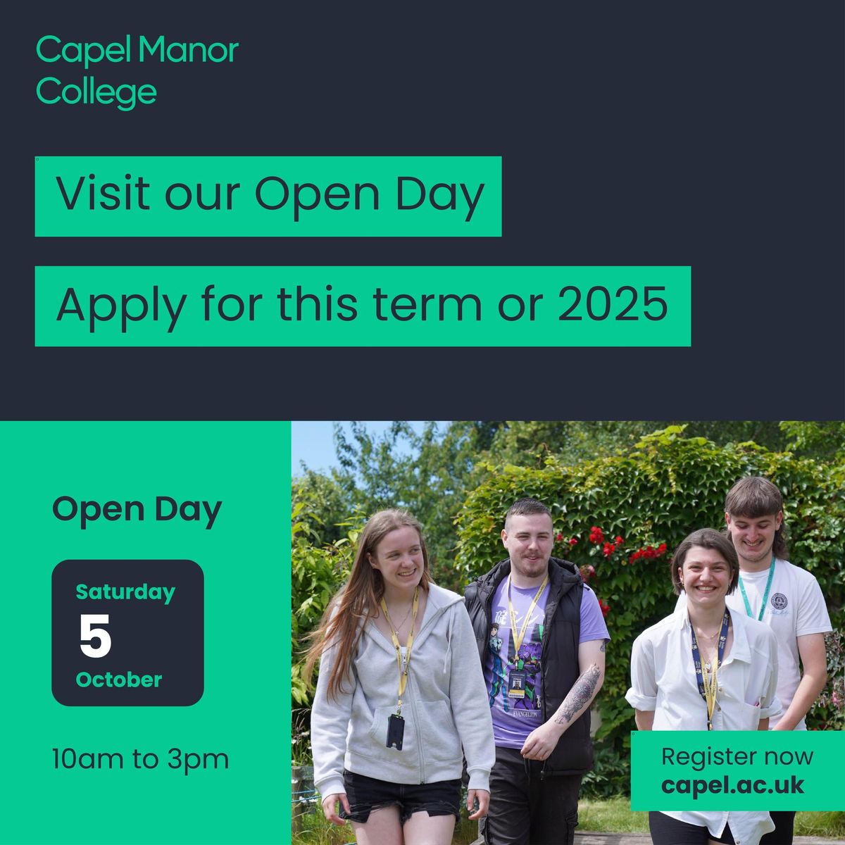 Capel Manor College Crystal Palace - Open Day