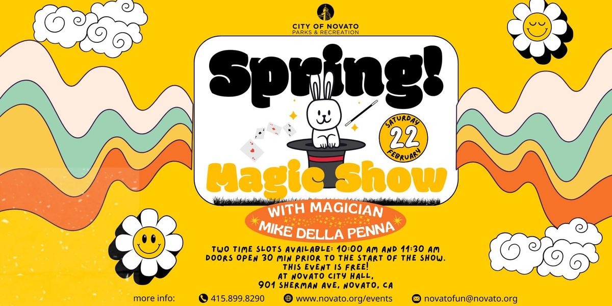 2025 City of Novato's Spring Magic Show