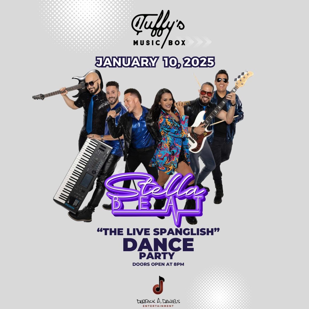 Tuffy's live Spanglish Dance Party: All the hits with a Latin twist.