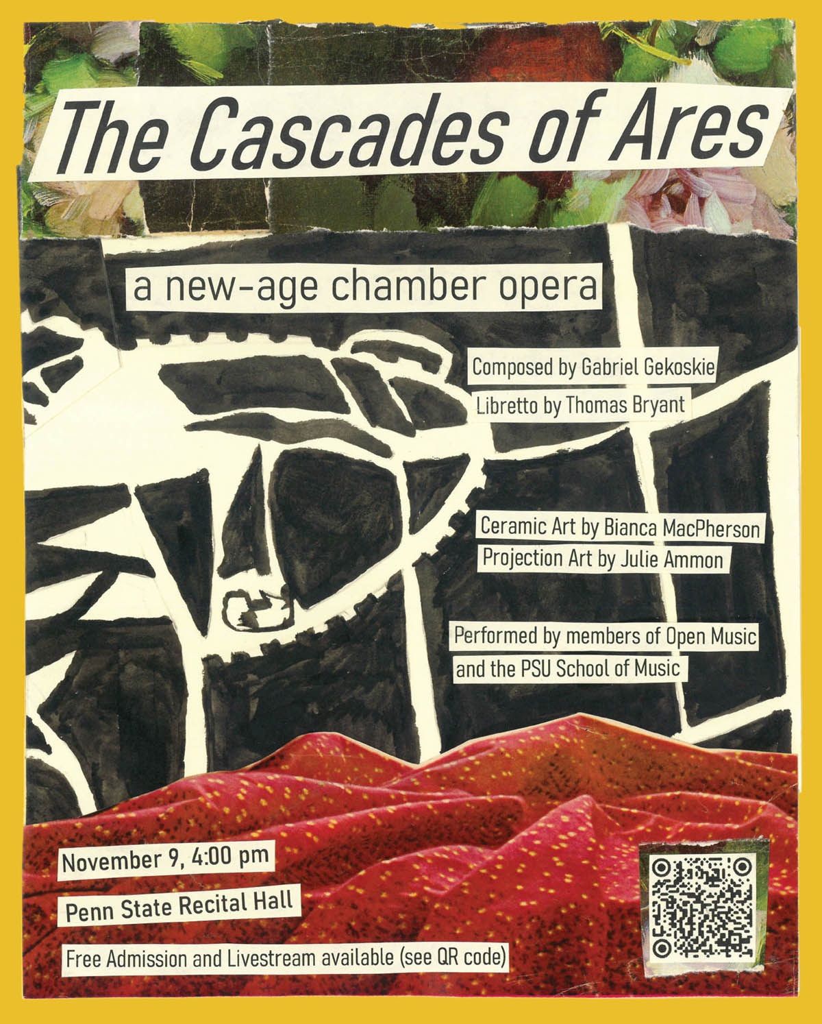 The Cascades of Ares - chamber opera premiere