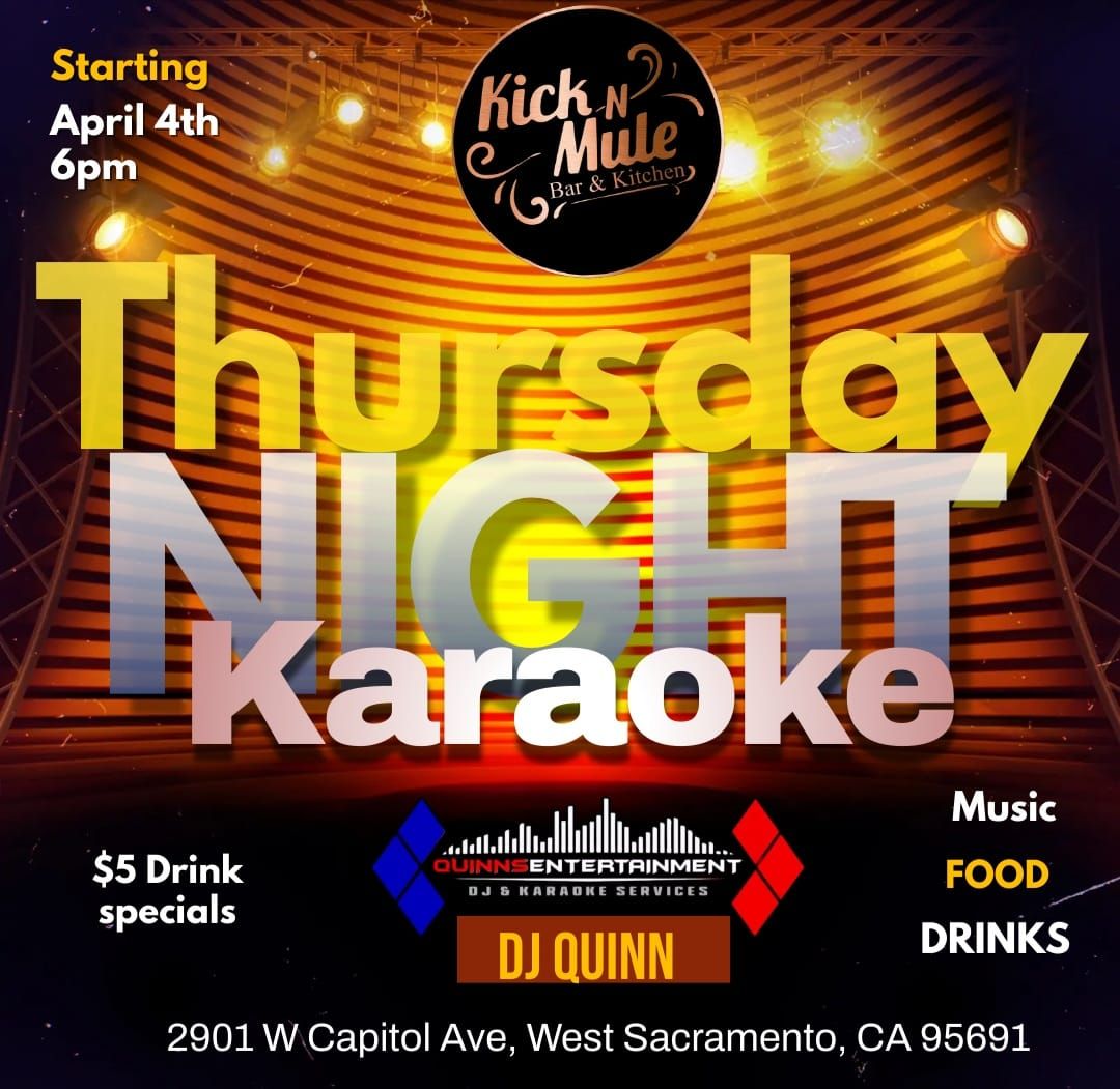 Thirst Thursday KARAOKE 