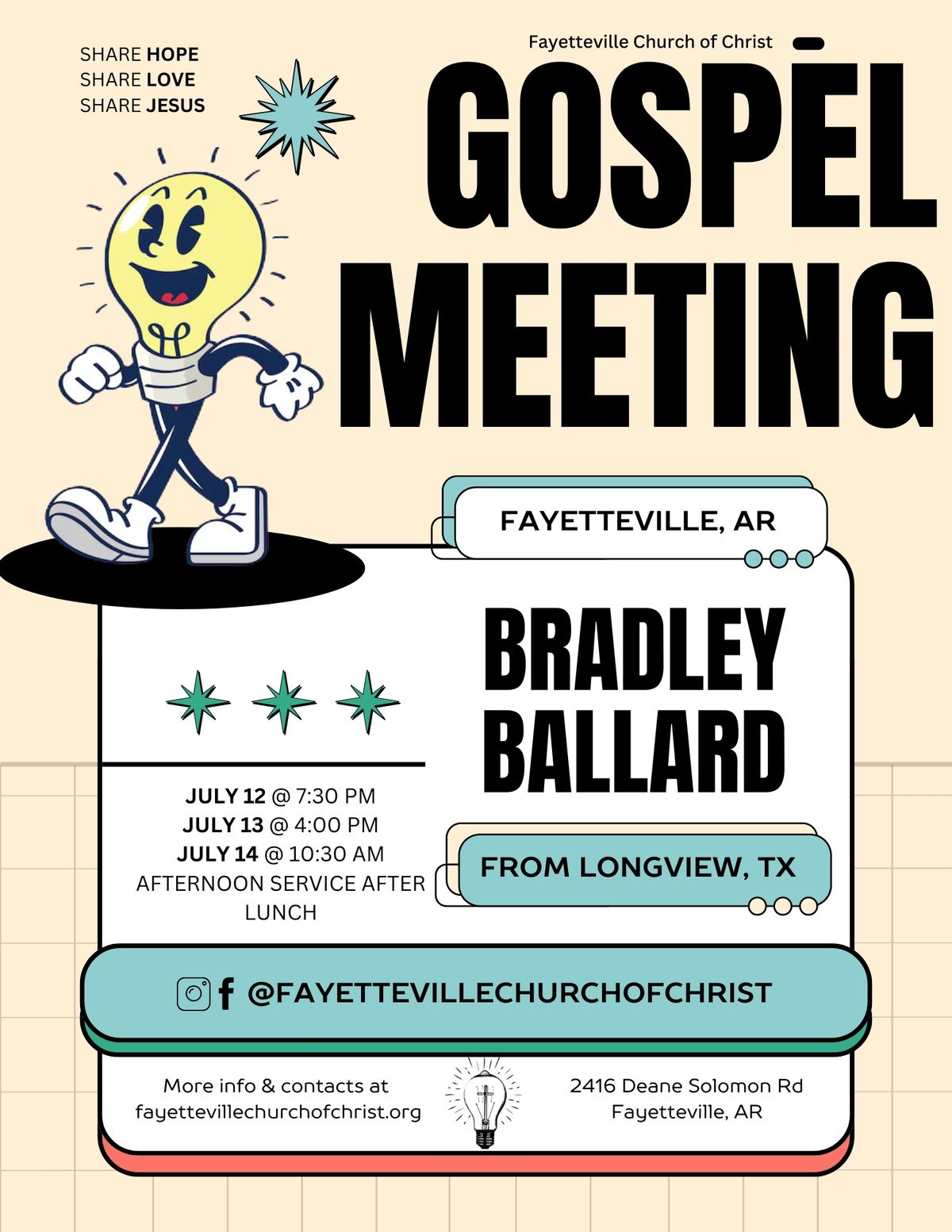 Gospel Meeting | Fayetteville Church of Christ