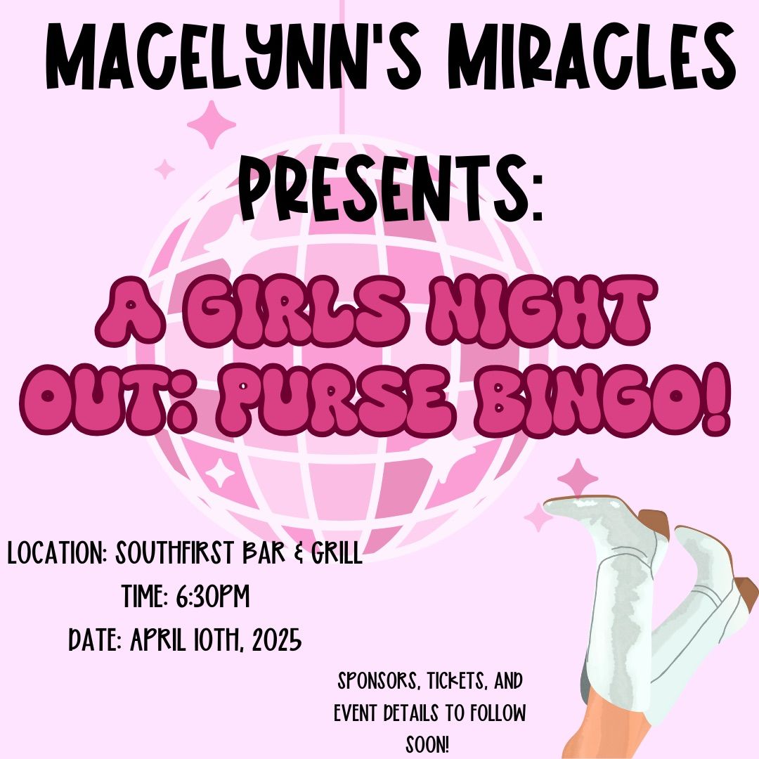 A Girls Night Out: Purse Bingo