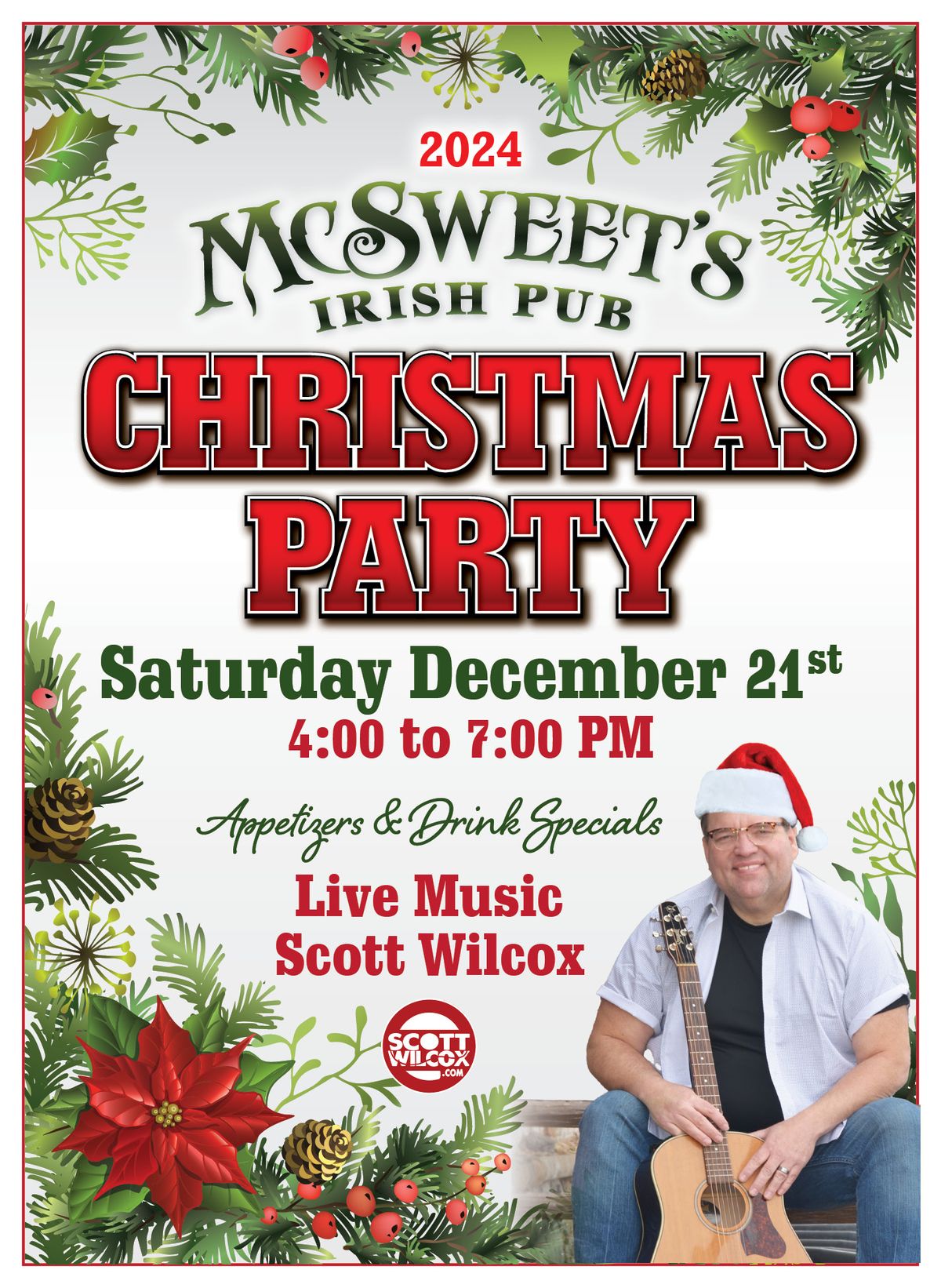 McSweet's Christmas Party with Scott Wilcox