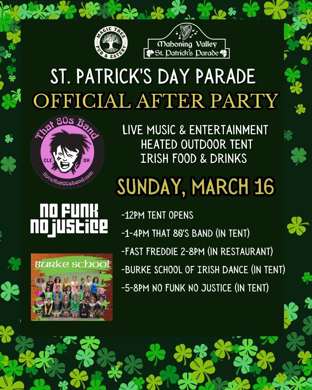 Official St. Patrick's Day Parade After Party