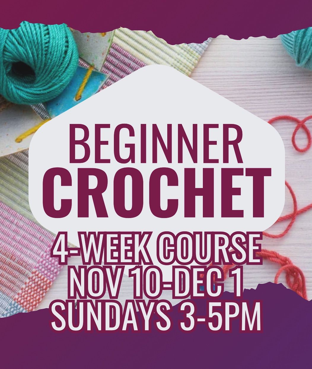 Beginner Crochet Class