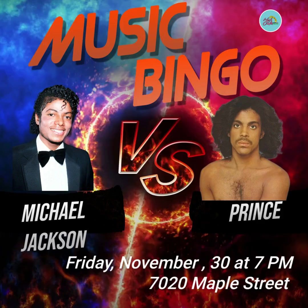 \ud83c\udfb6 Michael Jackson vs Prince Music Bingo \ud83c\udfb6