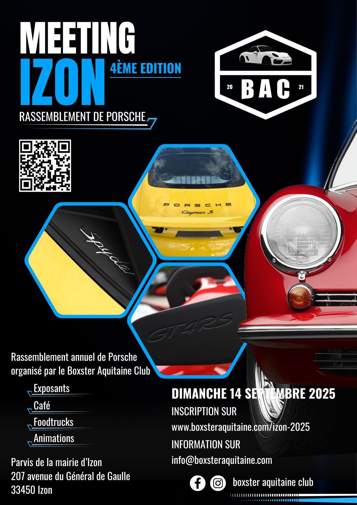 Meeting Izon 2025 - Rassemblement de Porsche