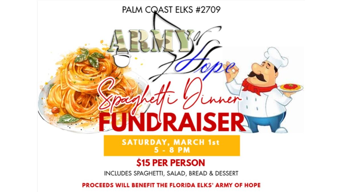 Army of Hope Spaghetti Dinner Fundraiser