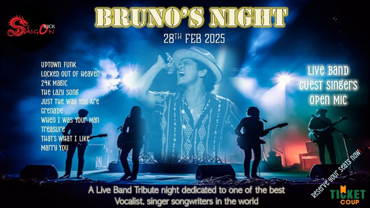 BRUNO'S NIGHT - A LIVE BAND TRIBUTE NIGHT