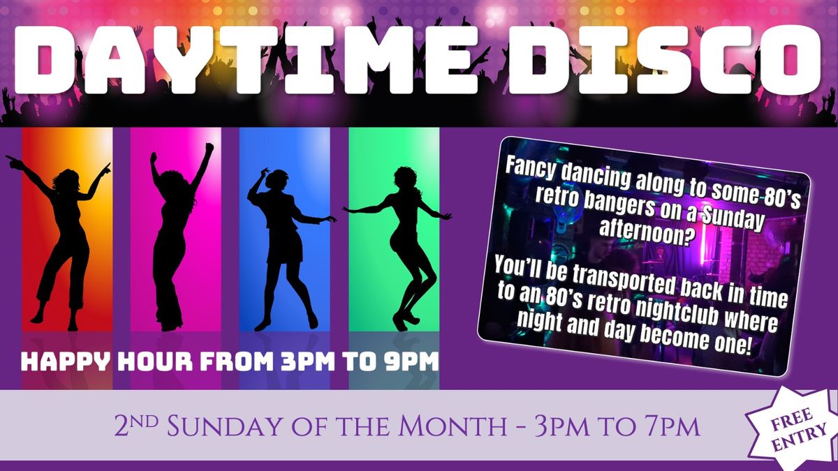 Sunday Chillout Session - Daytime Disco -  HAPPY HOUR TIMES ON A SUNDAY - FROM 3PM-9PM