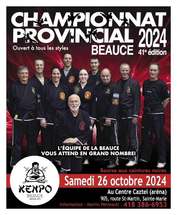 Championnat Provincial Kenpo Beauce 2024