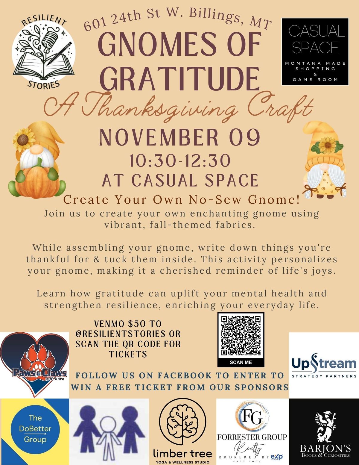 Gnomes of Gratitude: A Thanksgiving Craft