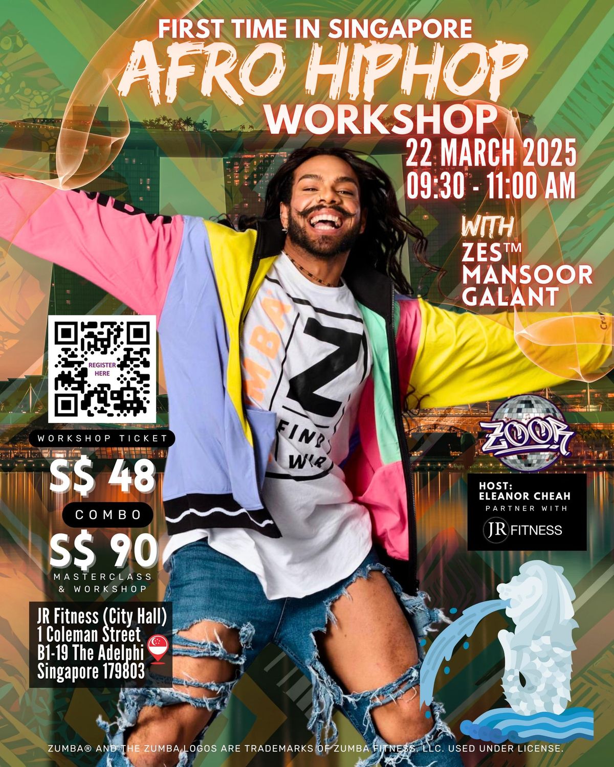 AFRO-Hip-Hop Workshop with ZES\u2122 Mansoor Galant