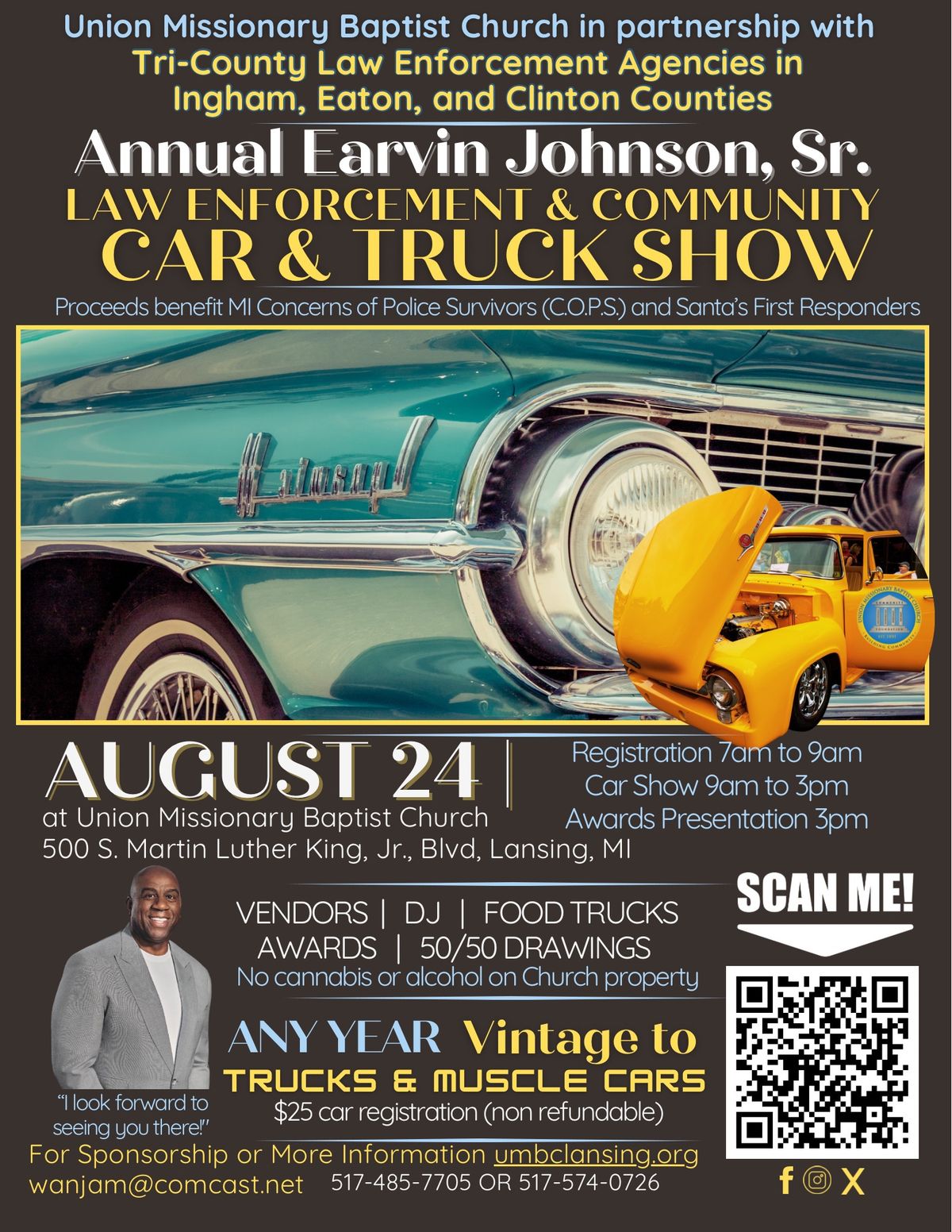 Annual Earvin Johnson, Sr. Law Enforcement & Community Car & Truck Show