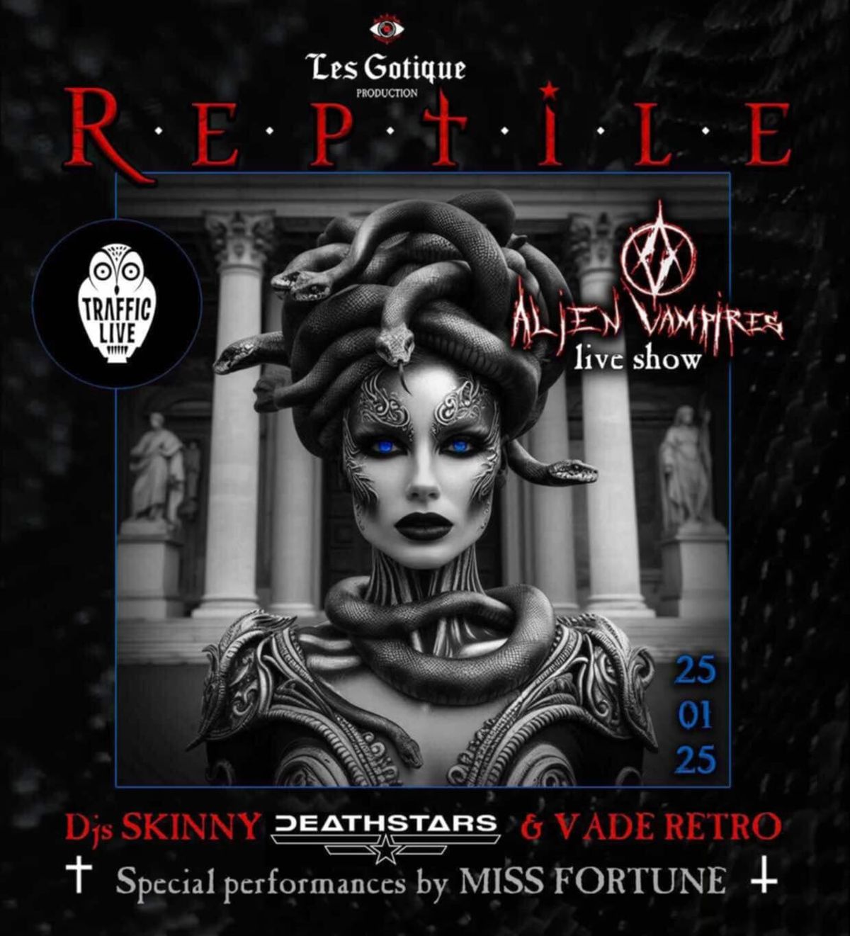 REPTILE Night in Rome - ALIEN VAMPIRES Live + Guests  