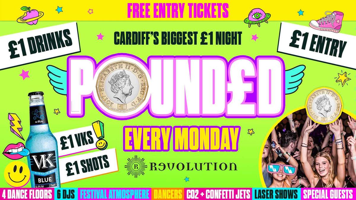 POUNDED MONDAYS \ud83e\udd29 Entry from \u00a31 ! \ud83e\udd2f \ud83e\udd29 