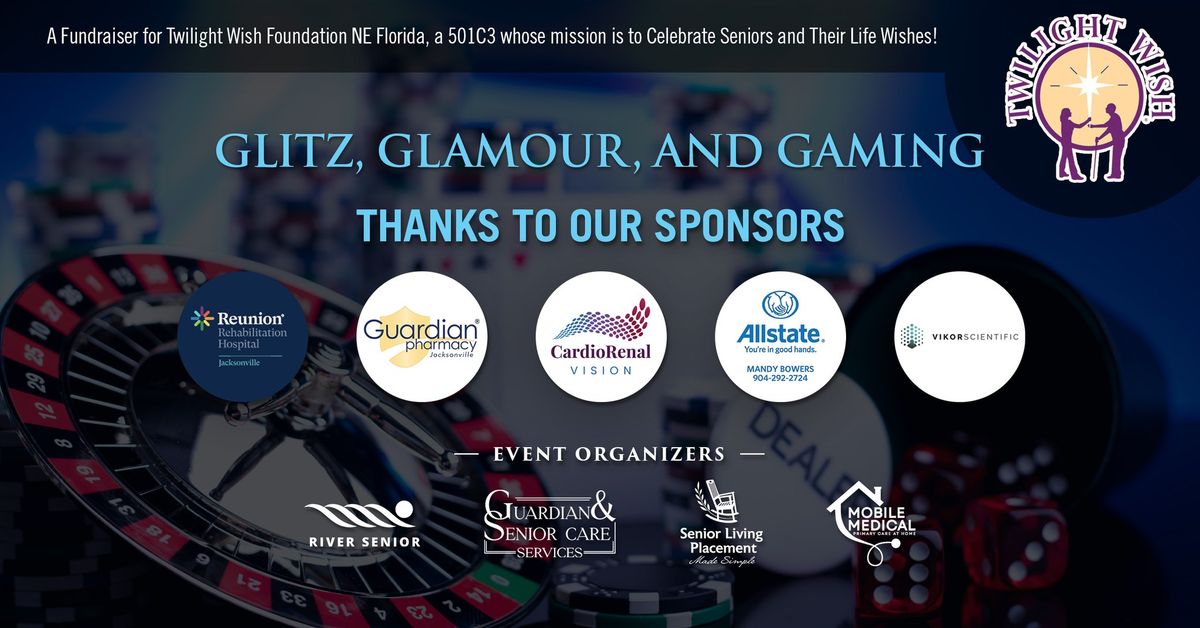 Glitz, Glamour & Gaming Fundraiser