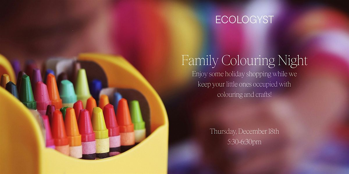 Family Colouring Night