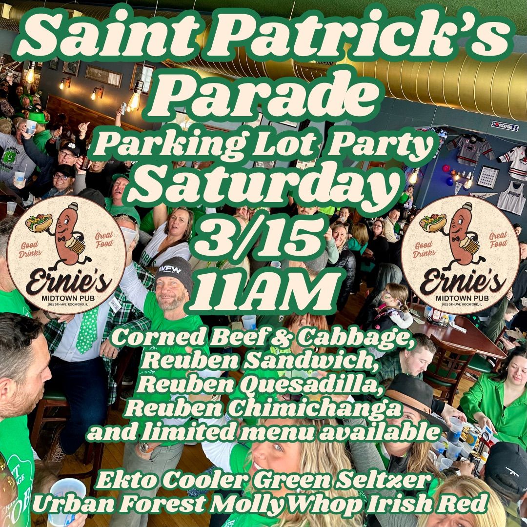 Saint Patrick\u2019s Day Parade Parking Lot Party 