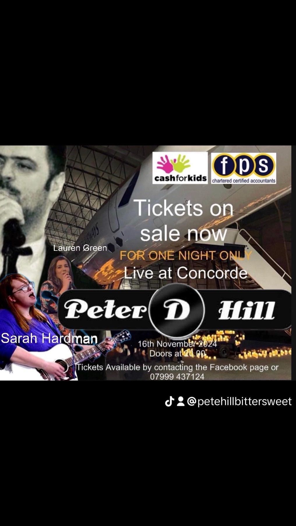 For One Night Only :  Live @ Concorde Peter Hill