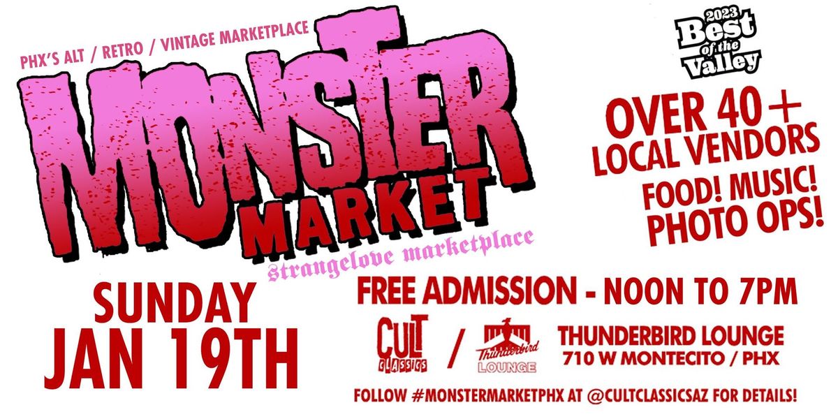 Monster Market Strange Love Marketplace - Phoenix Valentine's Day Market