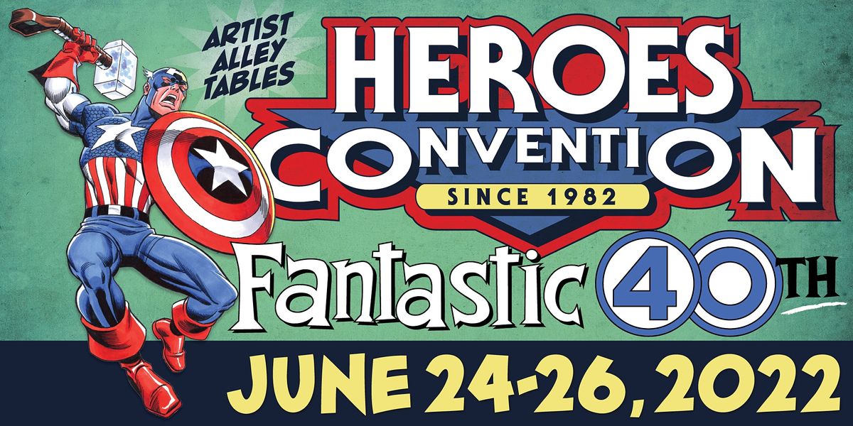 HEROES CONVENTION 2021 :: ARTIST ALLEY TABLE