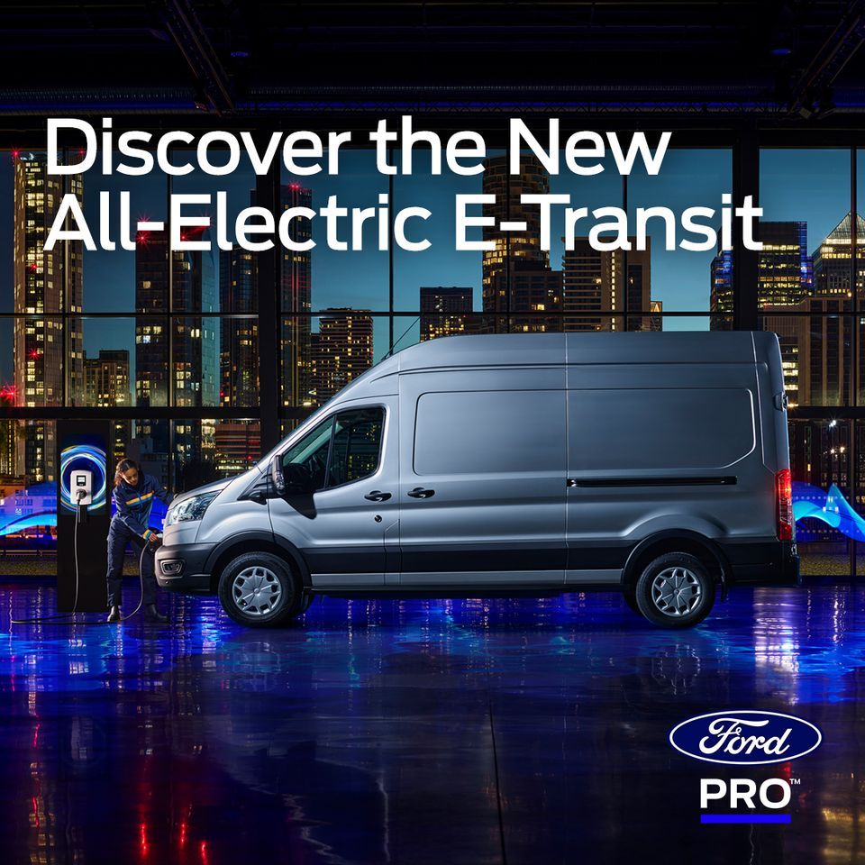 All New Ford E-Transit reveal 