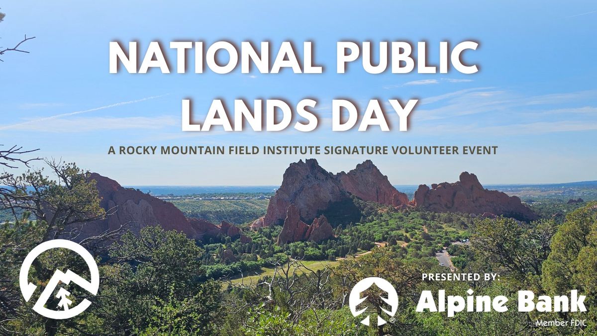 National Public Lands Day with RMFI - Presented by Alpine Bank