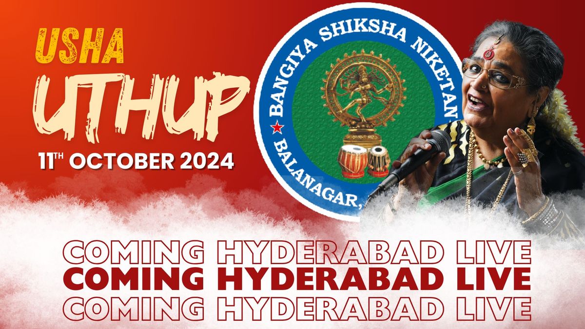 USHA UTHUP CONCERT HYDERABAD