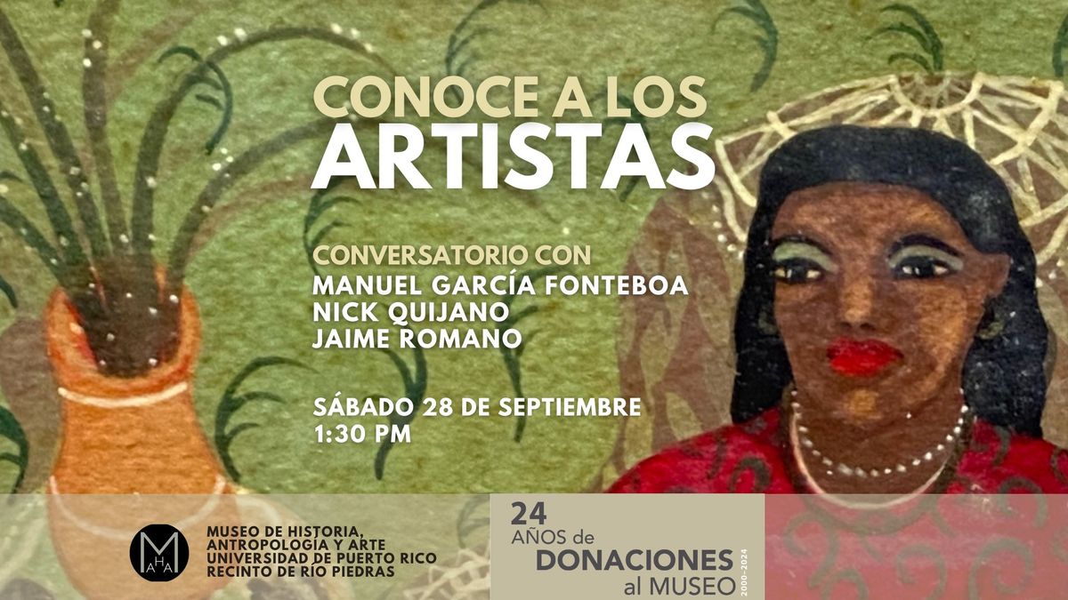 Conversatorio: Conoce a los artistas