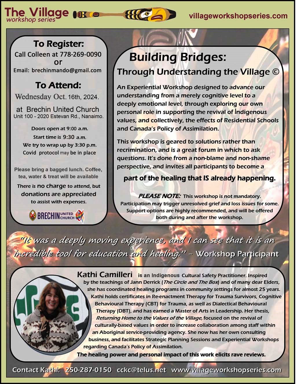 Building Bridges: healing relations with our Indigenous friends