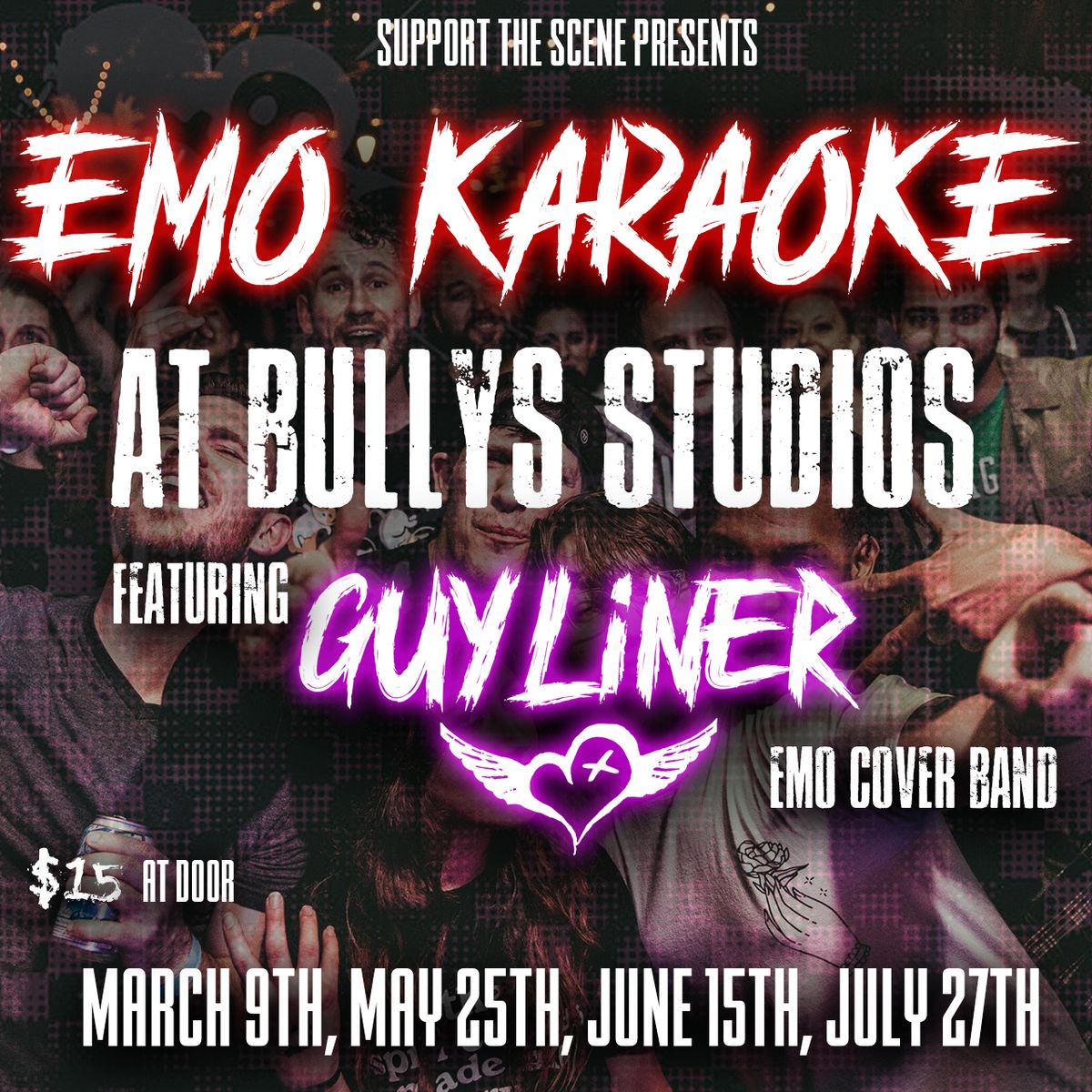 Monthly Emo Karaoke @ Bullys Studios