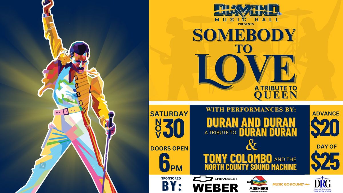 Somebody To Love -Tribute to QUEEN -Duran & Duran -Tribute to Duran Duran -Tony Columbo & TNCSM