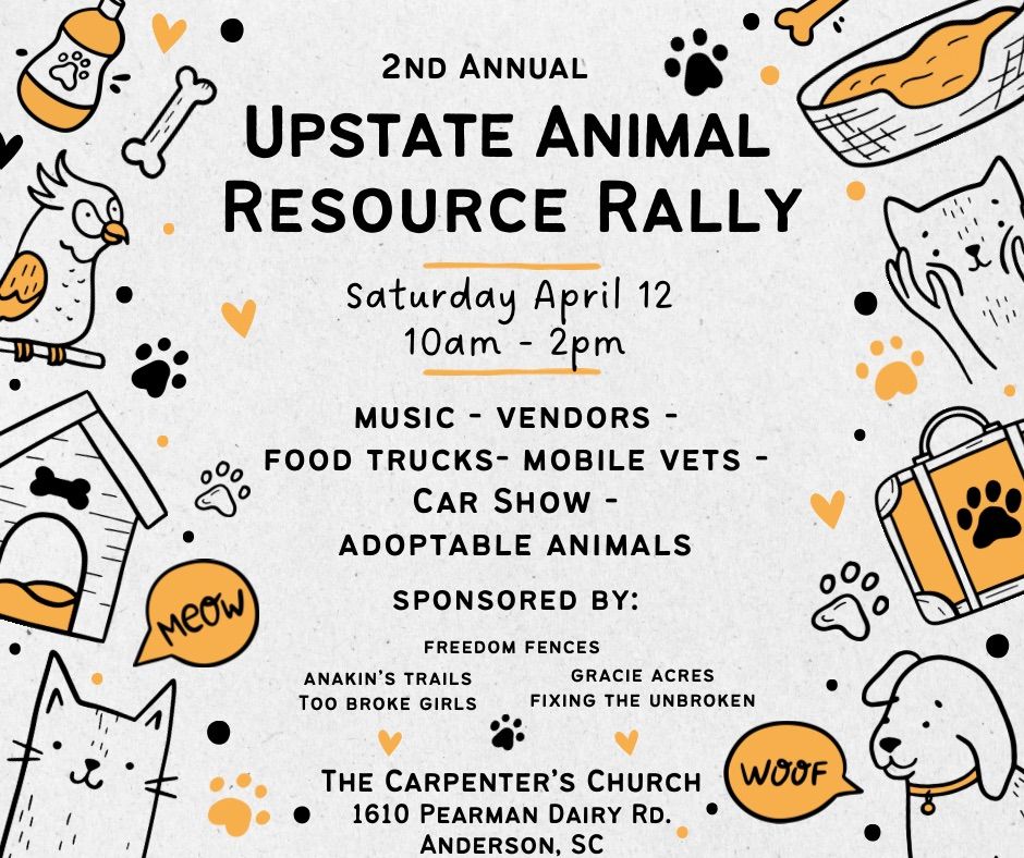 2nd Annual Upstate Animal Resource Rally and Car Show