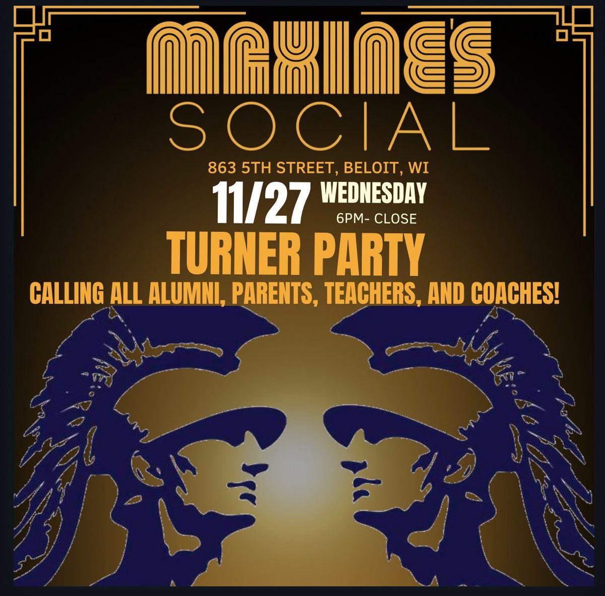 Turner Party at Maxine's Social