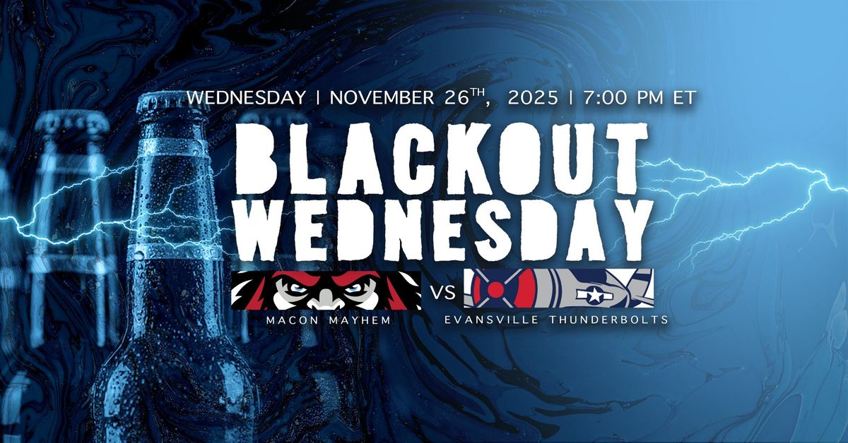 Evansville Thunderbolts vs. Macon Mayhem
