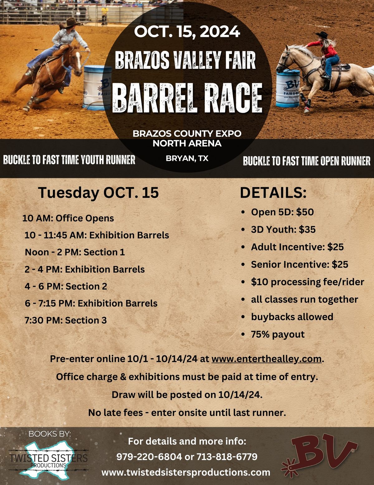 Brazos Valley Fair Barrel Race